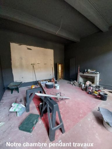 Nuestra habitacion durante reformas