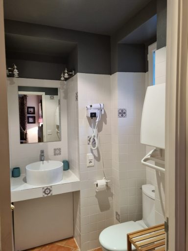 Un baño de la casa rural hecho